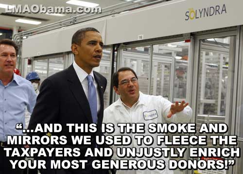 "... AND THIS IS THE SMOKE AND MIRRORS WE USED TO FLEECE THE TAXPAYERS AND UNJUSTLY ENRICH YOUR MOST GENEROUS DONORS!"