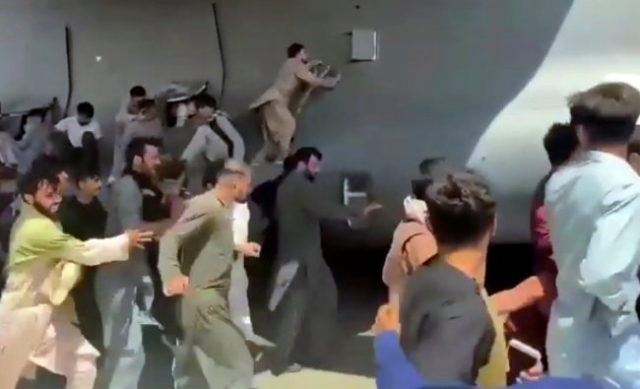 Chaos at the Kabul Airport